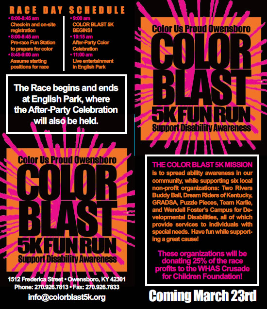 color blast run march 23